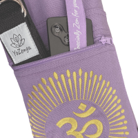Yogatas Ohm Lovely Lilac, praktische yoga tas met trekkoord voor yogamatten